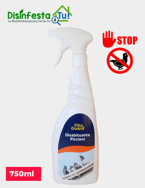 Hongu Disabituante specifico per piccioni volatili Uccelli Repellente Spray  deterrente per volatili 750ml